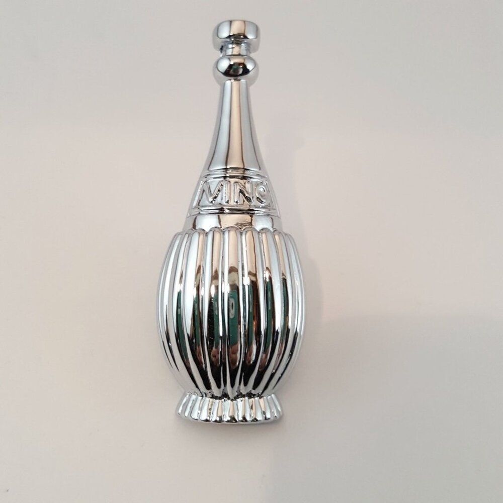 Atlas Chianti Bottle Knobs Polished Chrome Wet Bar Cabinet Pulls 3" Lot of 9